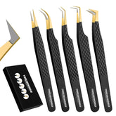 Professional False Eyelash Tweezers - TWEEZER WORLD